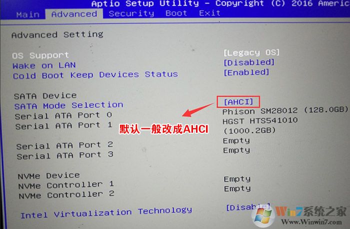 改硬盤模式為ahci 游戲筆記本改硬盤模式為ahci