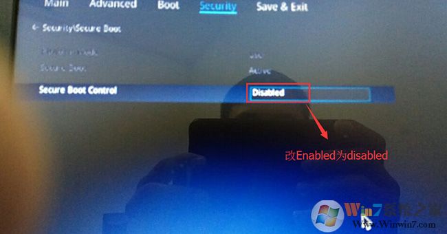 把secure boot control改成disabled 把secure boot control改成disabled