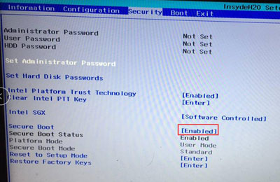 聯(lián)想小新潮5000修改BIOS設(shè)置U盤啟動(dòng)