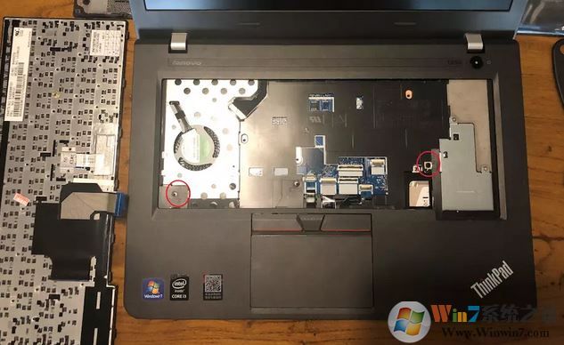 thinkpad e450c換電池怎么換？thinkpad e450 拆電池教程