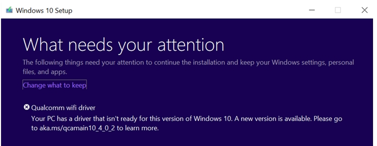微軟阻止部分高通無線網(wǎng)卡用戶升級Win10 1909正式版(附解決方法)