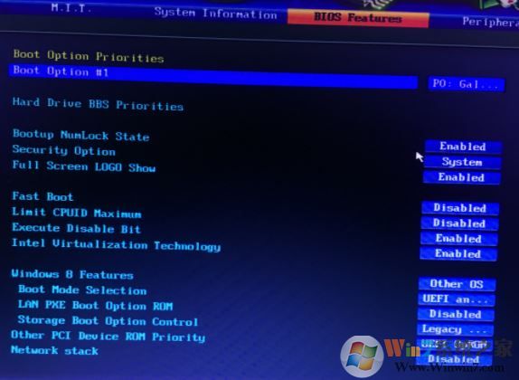 技嘉BIOS中英文對照表（超詳細中英文圖片）