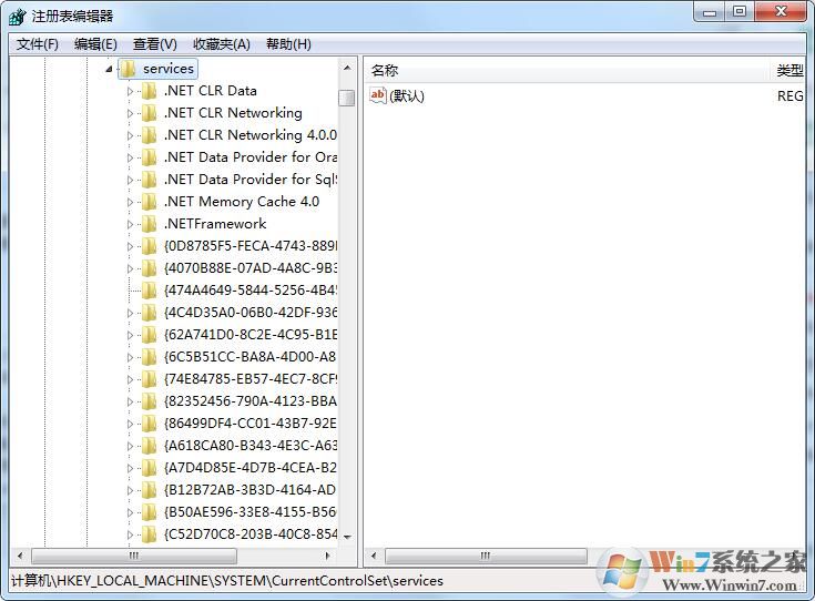 在注冊(cè)表中改系統(tǒng)服務(wù)(自動(dòng),手動(dòng),禁用,刪除)注冊(cè)表對(duì)應(yīng)系統(tǒng)服務(wù)