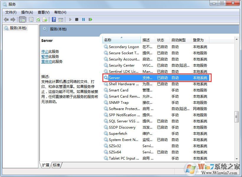 Win7系統(tǒng)提示“工作站服務(wù)沒有啟動”如何解決？