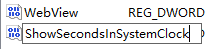 Win10時間顯示秒設(shè)置方法
