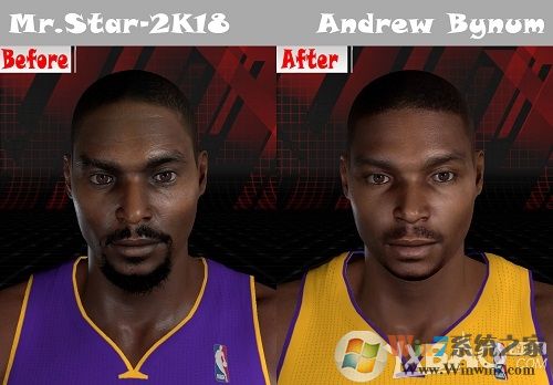 NBA 2K13安德魯·拜納姆身形面補MOD補丁