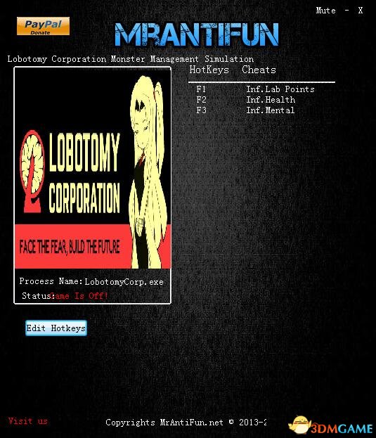 腦葉公司三項修改器修改器[3DM] 最新版