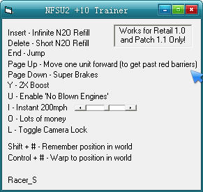 極品飛車8十項(xiàng)修改器