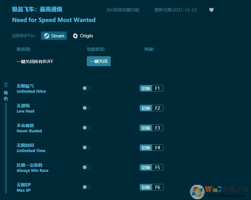 極品飛車(chē)最高通緝六項(xiàng)修改器 風(fēng)靈月影版