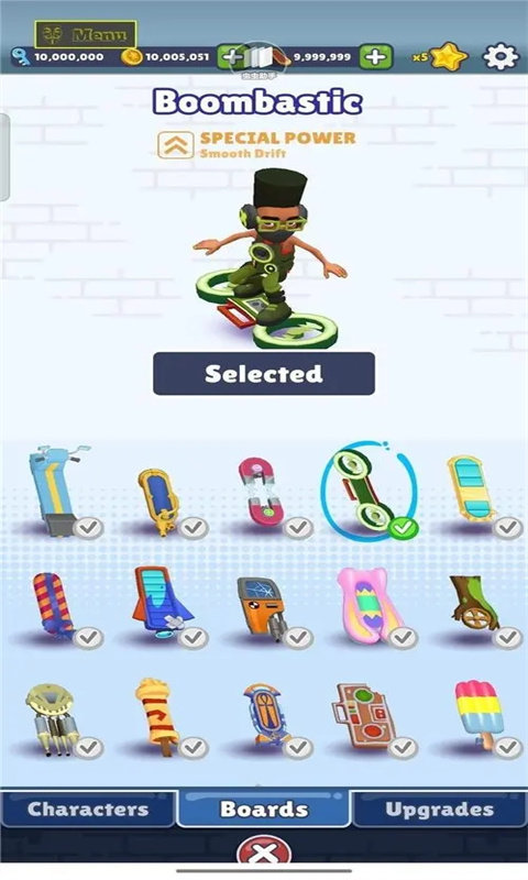 地鐵跑酷(全皮膚全滑板)