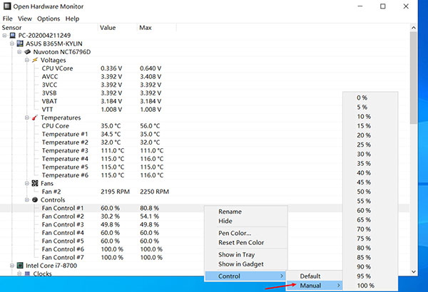 Open Hardware Monitor中文版