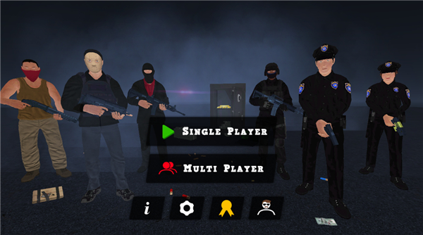 警察和強(qiáng)盜模擬器內(nèi)置菜單漢化版