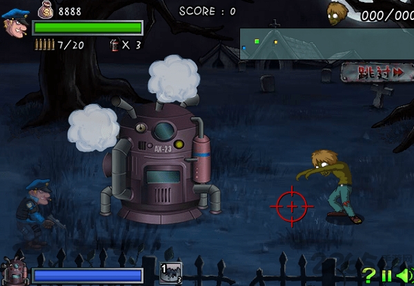 警察大戰(zhàn)僵尸2手游完整版