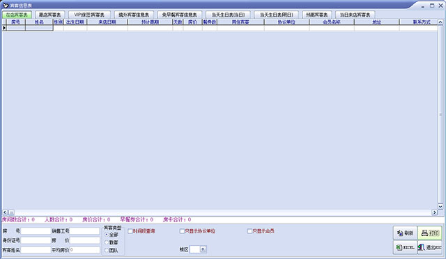 申甌酒店管理系統(tǒng)