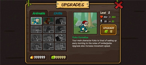 森林防御戰(zhàn)猴子傳奇(Lumberwhack)中文版